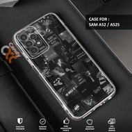 SAMSUNG A52 Case - SAMSUNG A52S Casing AESTHETIC Motif - Premium Fourside Softcase - TransparentBENI