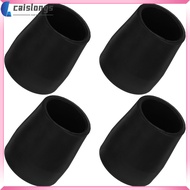 4Pcs Black Rubber Chair Leg Caps for Stable and Secure Seating  caislongs