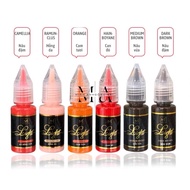Premium Yumi Light Ink Specialized in Tattooing (3,3 ml bottle, 10 ml full bottle).