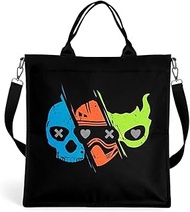 ConQuest Journals Navessa Allen Into Darkness Masks Book Bag, Crossbody Tote Bags, Top Handle, Snap 