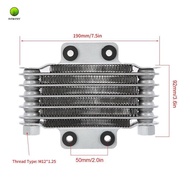 Motorcycle   Cooling Radiator 85Ml Universal Silver Aluminum for 100Cc-250Cc Motorcycle Dirt Bike At