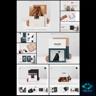 In Design Layout Template | Corporate Magazine, Book, Simple Photo Album, Cover Design, Product Phot