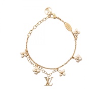 【二手】路易威登LOUIS VUITTON手鐲 LV Floragram M0940A GP（鍍金）手鐲 LV Floragram 女士二手 A