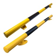 Steel Pipe Parking Space Car Blocker Parking Space Wheel Positioner Car Limiter Iron Car Blocker Rod