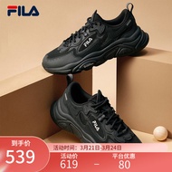 斐乐（FILA） 官方MARS 1S+男鞋复古运动鞋新款火星鞋跑步鞋 黑-BK 42