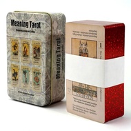MERAH Meaning Tarot with Red Edge Tin Box