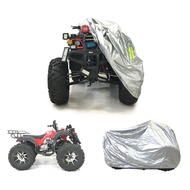BNLIGHT วัสดุสำหรับงานหนักมืออาชีพสำหรับปกป้องรถ ATV จากฝนหิมะฝนลมสีเงิน M