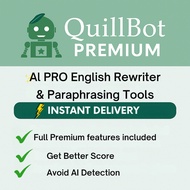 QuillBot Premium Account Shared AI Paragraphing Tools AI English Rewriter & Grammar Checker | Instan