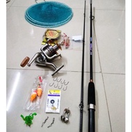 Combo bộ cần câu shimano  máy câu yumoshi LC tặng kèm phụ kiện