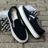 Erons Slip On Classic Black White Shoes