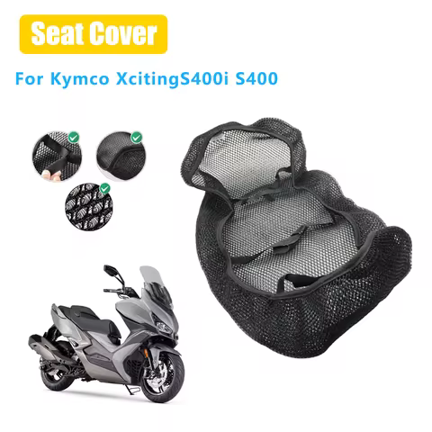 For Kymco Xciting S 400i S400 S 400 S 400 I Motorcycle 3D Mesh Fabric Cushion Breathable Waterproof 