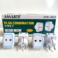 Multi T plug T plug Amasco THREE PLUG CONNECTION multi-function tmulti t socket connection