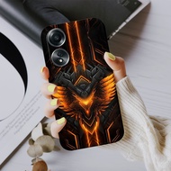 HP Oppo A58 4G Case - Oppo A58 4G PRO CAMERA SOFTCASE - FULL MOTIF - CARBON - Oppo A58 4G Cellphone 