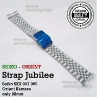 Jubilee STRAP Rantai Jam Tangan Seiko Orient Kamasu 22mm SKX 007 009 Oyster Watch Tali Stainless Steel Rante