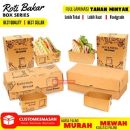 Toast Packaging Bandung Toast Box/ Toast Box/ Plain Toast Box/ Food Grade Toast Wrapping/ Anti-Oil