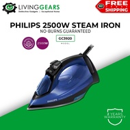 [ NO BURN GUARANTEE ] Philips 2500W PerfectCare Steam Iron GC3920 OptimalTEMP / Built in Calc-Clean