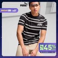 PUMA BASICS - เสื้อยืดผู้ชาย PUMA SQUAD สีดำ - 68179301