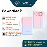22.5W Fast Charging Mini Power Bank | 20000mAh Large Capacity Power Bank | Compact And Portable Mobi