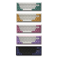 Fl-esports FL680SAM Mechanical Keyboard (Night Black-Peach-Aqua Green-Purple-Banana) 3 Modes - Genui