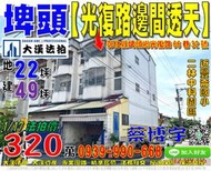 埤頭法拍屋，豐崙村【光復路邊間透天】，近二林中科園區，豐崙國小，地址：彰化縣埤頭鄉豐崙村光復路66巷32號，32年屋/朝