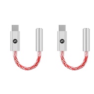 (LAC1) 2X JCALLY JM6 Pro Type-C to 3.5mm CX31993 Digital Audio Portable Decoding Amp Hifi DAC Mobile