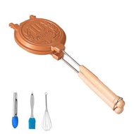 10 Yen Coin Maker, Toaster Double Sided Sandwich Baking with Long Handle, Nonstick Flip Grill Pan fo