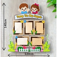 Felt parent news page board - preschool supplies
