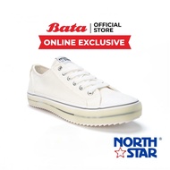 Bata Brand North Star Sneakers Men's Short Shoes Maclean White 8201008