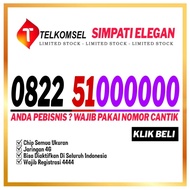 kartu perdana nomor cantik simpati seri Hexa 1000000 - 0822 51 000000