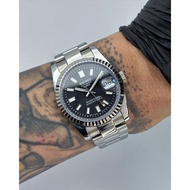 【Custom Seiko Mod 36mm Black 62Mas Datejust】 Custom Seiko Mod Automatic Watch | Jam Tangan Automatik