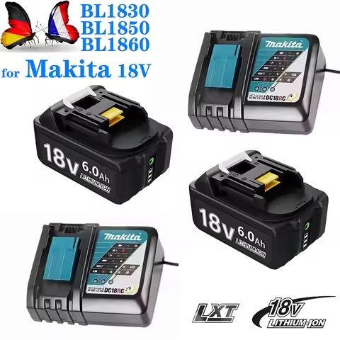 5Ah 6Ah 9Ah Makita Battery 100% Genuine 18V Makita Replacement Lithium Battery BL1840 BL1830B BL1850