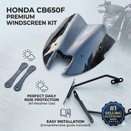 ชิวแต่ง+ขา ทรงนิยม original CB650F Honda CB650F พร้อมขายางรอง สีสโม๊ค ทรง sport🎗🎀M