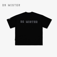 DR MISTER Outline Logo Tee - Black