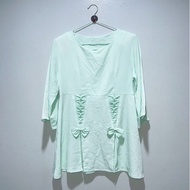 Chest 36 Pastel Green Shirt