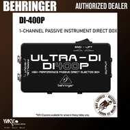 Behringer Ultra-DI DI400P 1-channel Passive Instrument Direct Box (DI-400P)