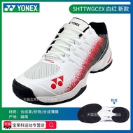 YONEX รองเท้าแบดมินตันและเทนนิสสำหรับผู้ชายและผู้หญิงในช่วงฉลองครบรอบ 75 ปี รองเท้ากีฬาแบบสวมสีขาว น