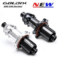 Straight‑Pull Middle‑Lock 24H Road Bike Hub 7‑Claw 504‑Sound High‑Engagement Front/Rear Hub