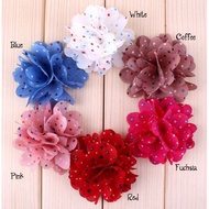 Dingbu wave flower can be equipped with hair clip hair band, clothing & hair accessories(333L)