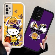 N27 Snoopy Kitty Silicone Black White Casing for Samsung A72 A52 A56 A33 A23 A52S A73 S25 Ultra A36 