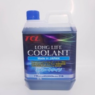น้ำยาเติมหม้อน้ำ TCL LONG LIFE COOLANT ขนาด 2 Lt Made in Japan ชนิดเติมในหม้อพักน้ำรถยนต์ (สีน้ำเงิน เหมาะสำหรับ รถ Honda,Nissan,Subaru,Suzukiทุกรุ่น)