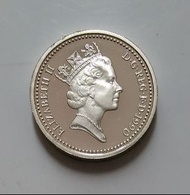 1990年英國1鎊精鑄紀念銀幣