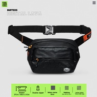 Tas BUFFERS DIGITAL LAVA / Tas Selempang Pria / Tas WaistBag Pria Waterproof / Tas Pinggang / Tas Pr