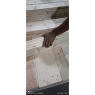 Dutch teak wood board Pine wood 7x1x200