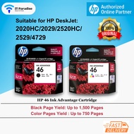HP 46 BLACK/TRI-COLOR INK ADVANTAGE CARTRIDGE [100% ORIGINAL] / HP Printer Ink Cartridge