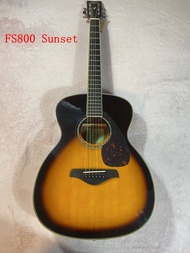 กีตาร์โปร่ง Yamaha ไม้สนแข็งด้านบน (FS800/FS820/FS830รุ่น) กีตาร์มืออาชีพ