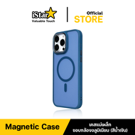 iStar Magnetic Case เคสซิลิโคนขอบกล้องอลูมิเนียม รองรับชาร์จไร้สาย สำหรับไอโฟน 11-16 Pro Max 17ProMa