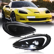 New Mclaren Style Headlamp For 2005-2013 Chevrolet Corvette C6 Headlights Assembly Grand Sport Z06 4