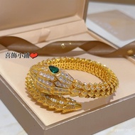 V Golden Snake Bone Bracelet Seiko Diamond Snake Bracelet Bracelet MI8A