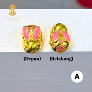 Sincere Store Emas 916 3L Bead Rabbit Gemuk 2C | Emas 916