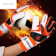 SOULLOV Excellent Football Gloves Wear-resistant Anti-slip Goalkeeper Gloves Protective Gear Colorful Football Training Gloves Kids/Adult
